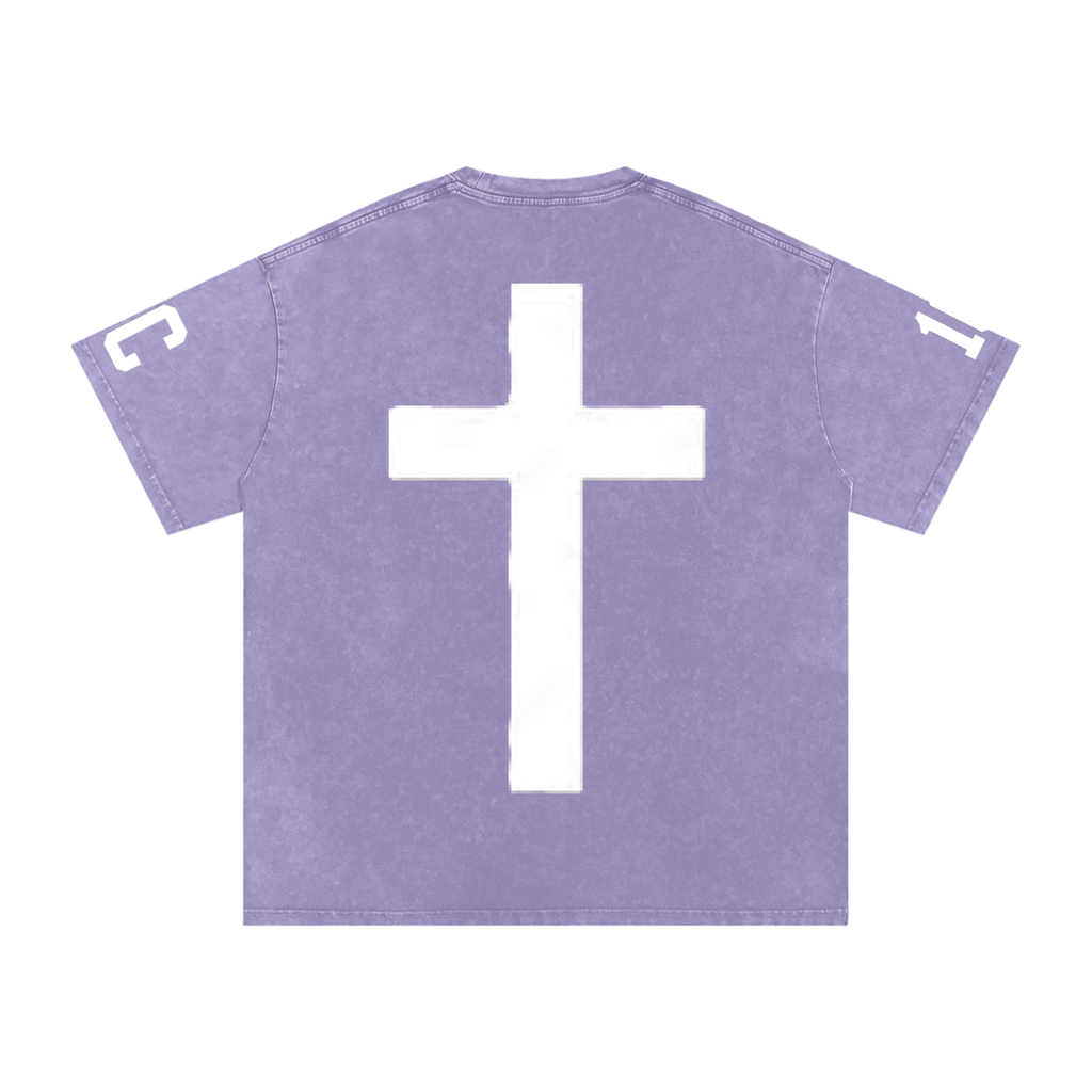 "glory to God" SK Stone-washed  T-Shirt