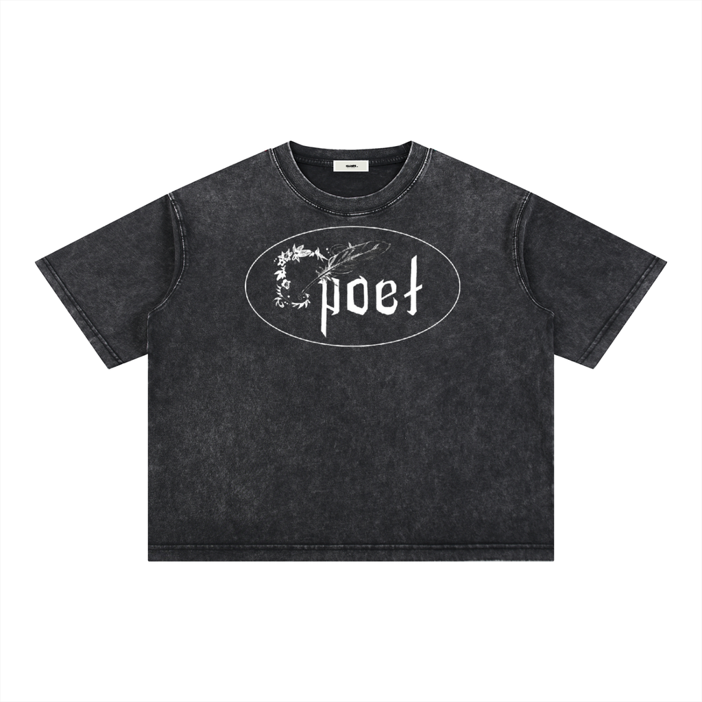 SK Stone-wash Boxy T-Shirt