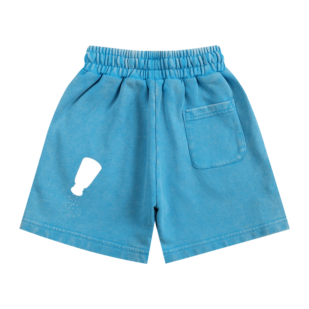 SK Stone-washed Kids' Shorts