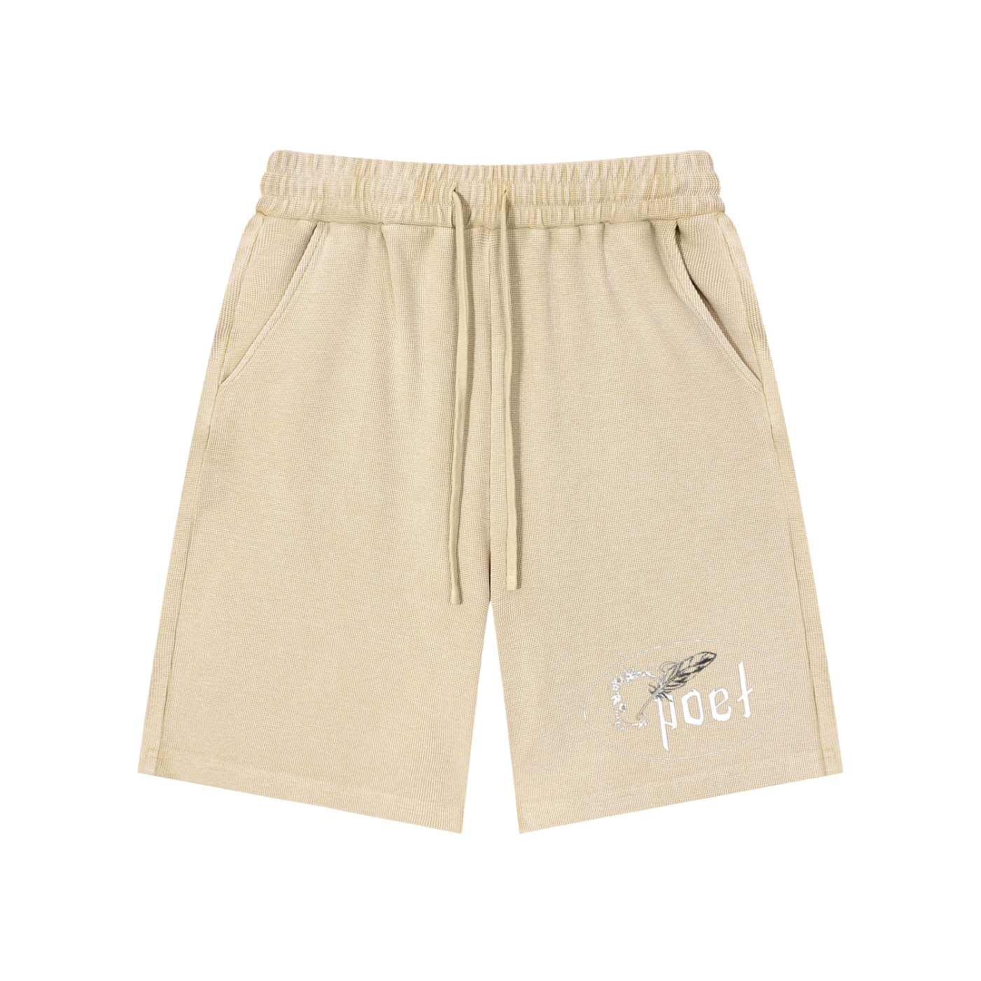 "poetic" SK Stone-wash Shorts
