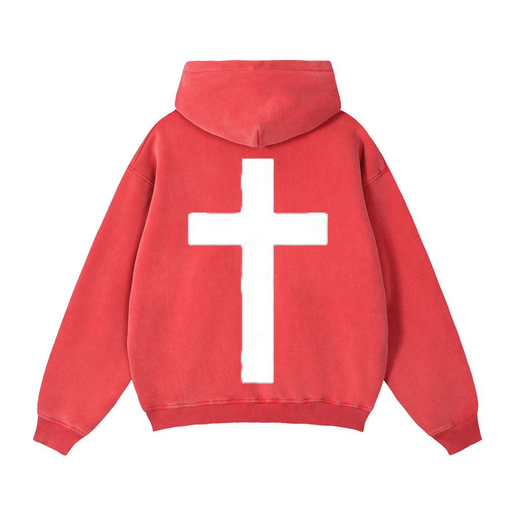 Zip-Through Boxy Fleece Hoodie