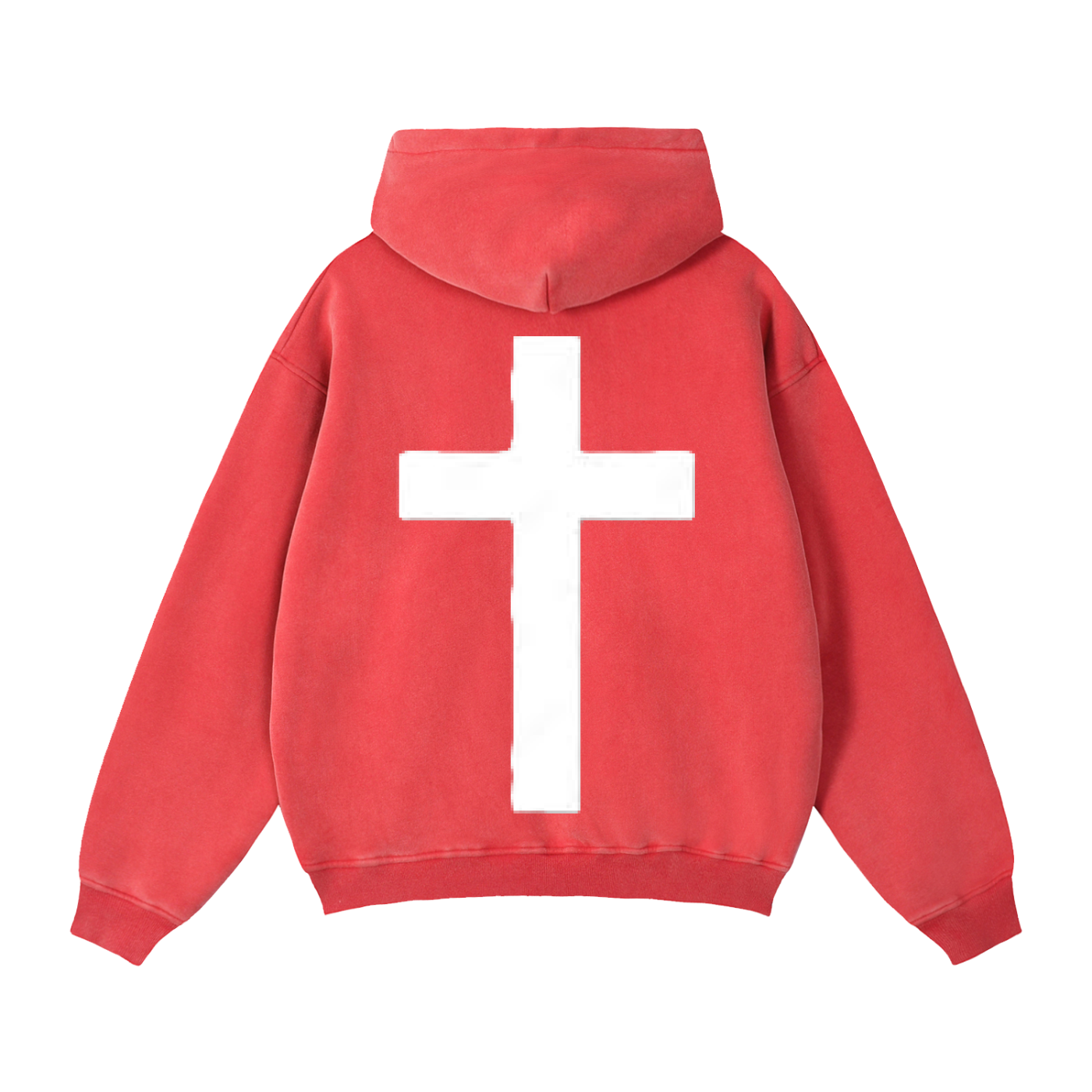 Zip-Through Boxy Fleece Hoodie