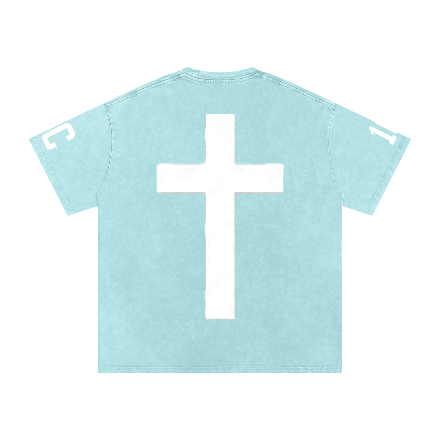 "glory to God" SK Stone-washed  T-Shirt