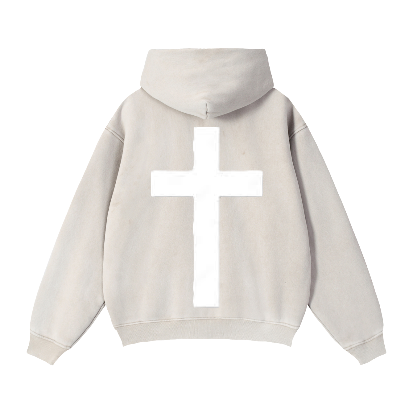 Zip-Through Boxy Fleece Hoodie