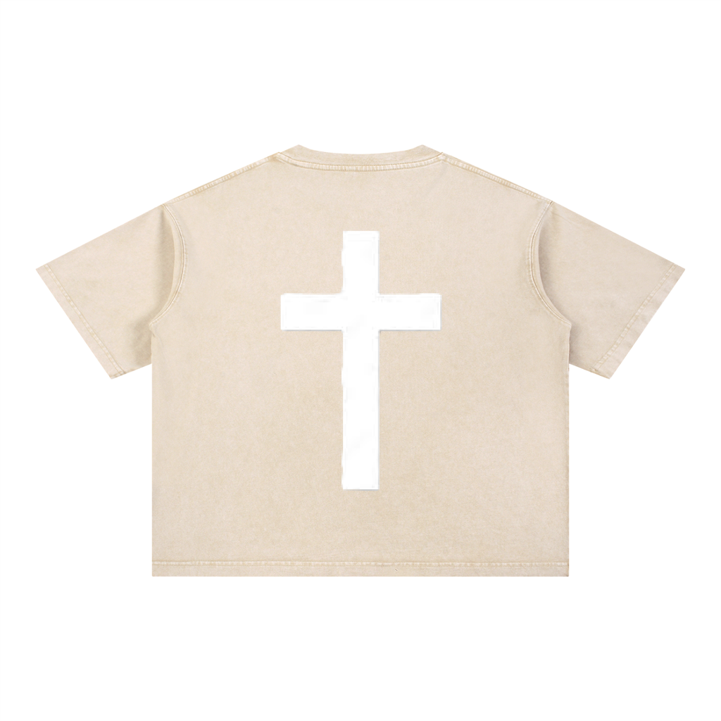 SK Stone-wash Boxy T-Shirt
