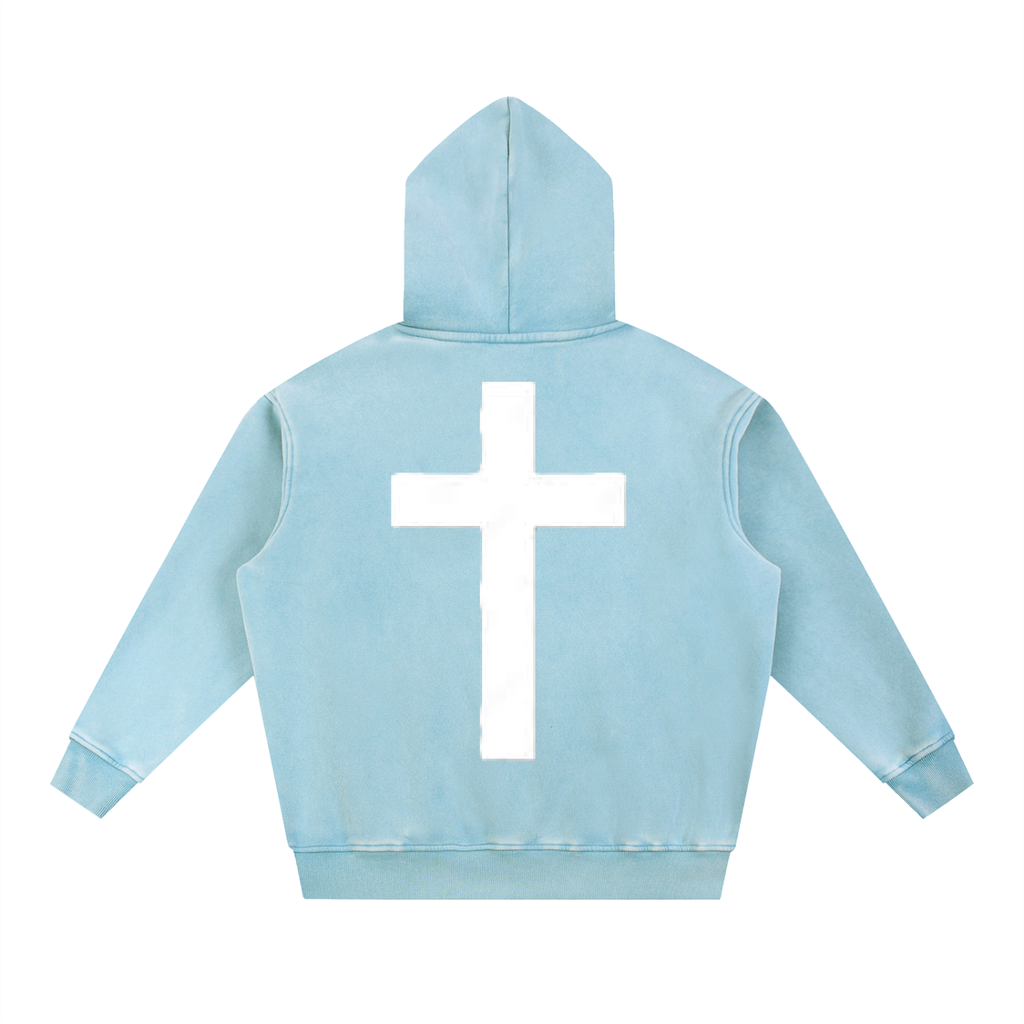 Salty Kingdom Stone-washed Oversize Hoodie