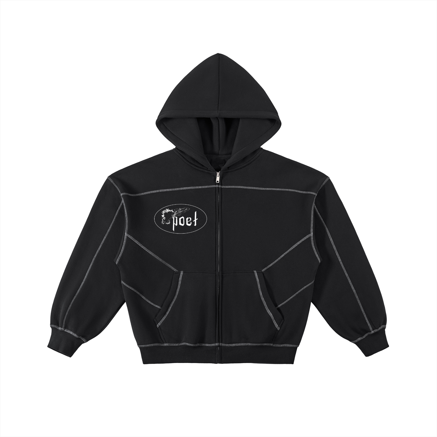 "Poetic" SK Zip Hoodie