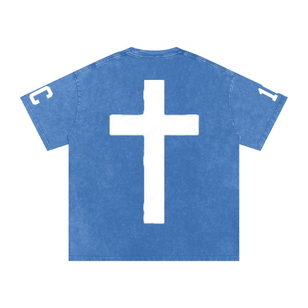 "glory to God" SK Stone-washed  T-Shirt