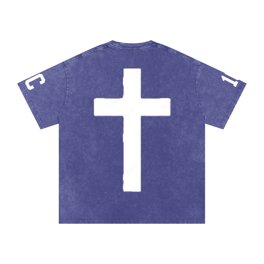 "glory to God" SK Stone-washed  T-Shirt