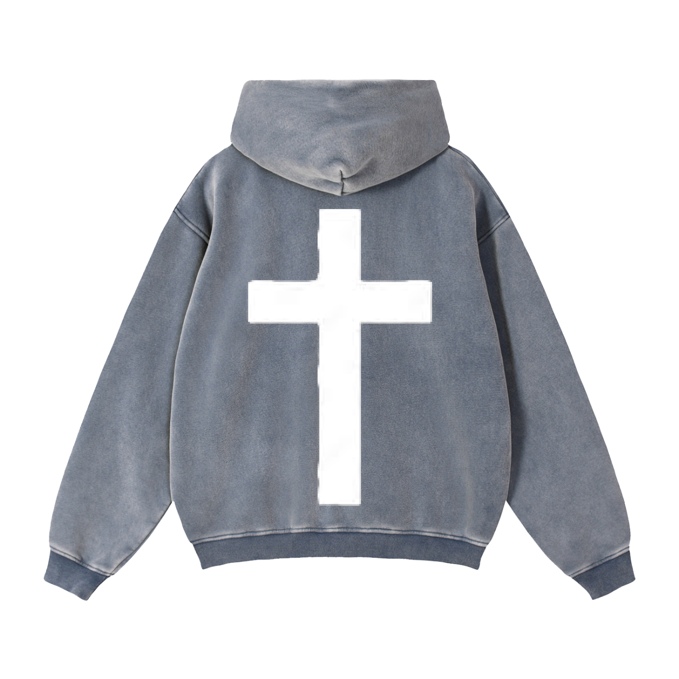 Zip-Through Boxy Fleece Hoodie