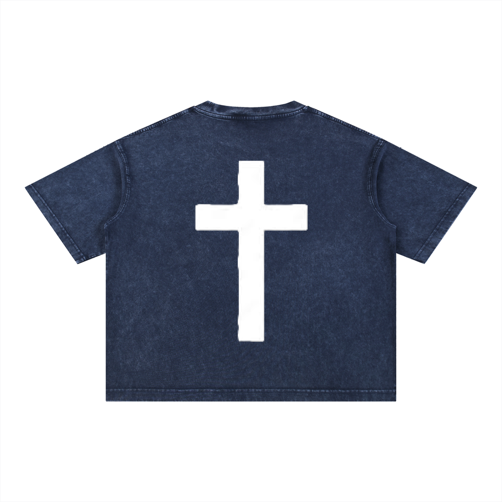 SK Stone-wash Boxy T-Shirt