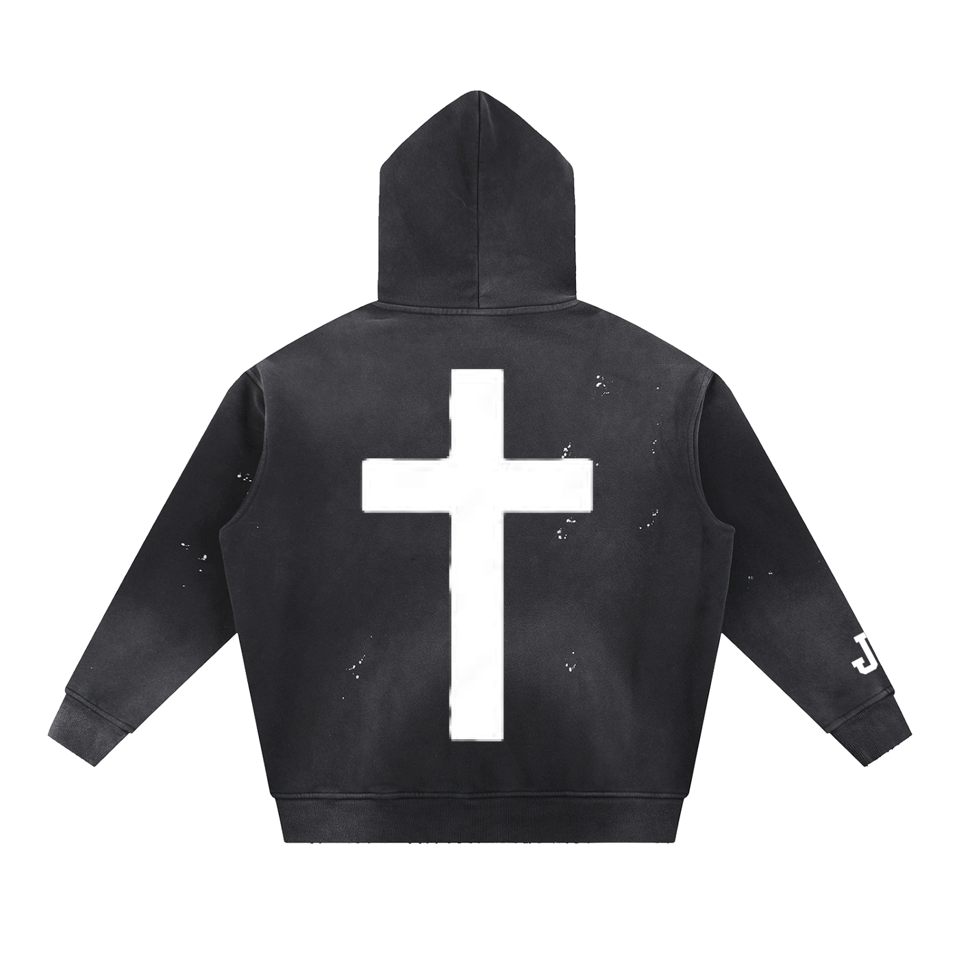 "Established" SK Vintage Frayed  Hoodie