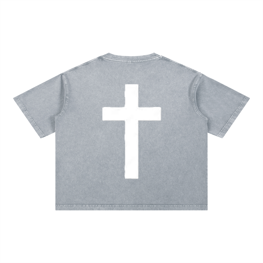 SK Stone-wash Boxy T-Shirt