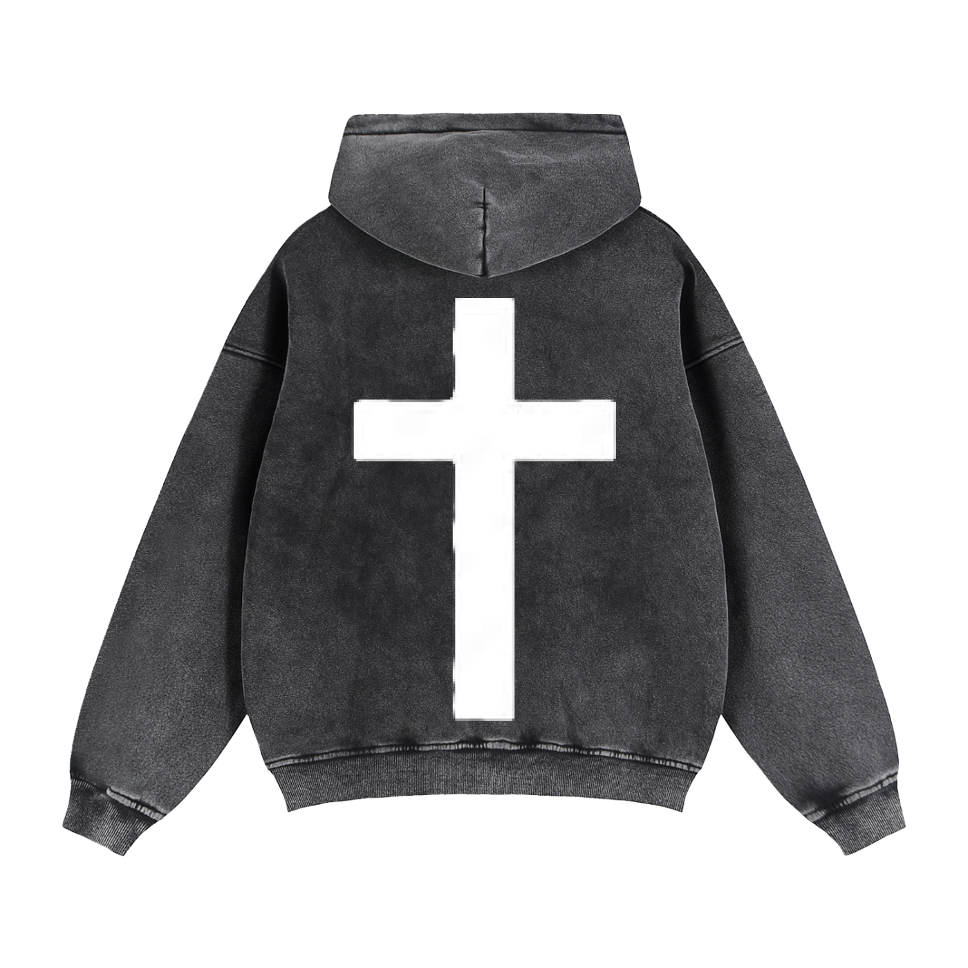 Zip-Through Boxy Fleece Hoodie