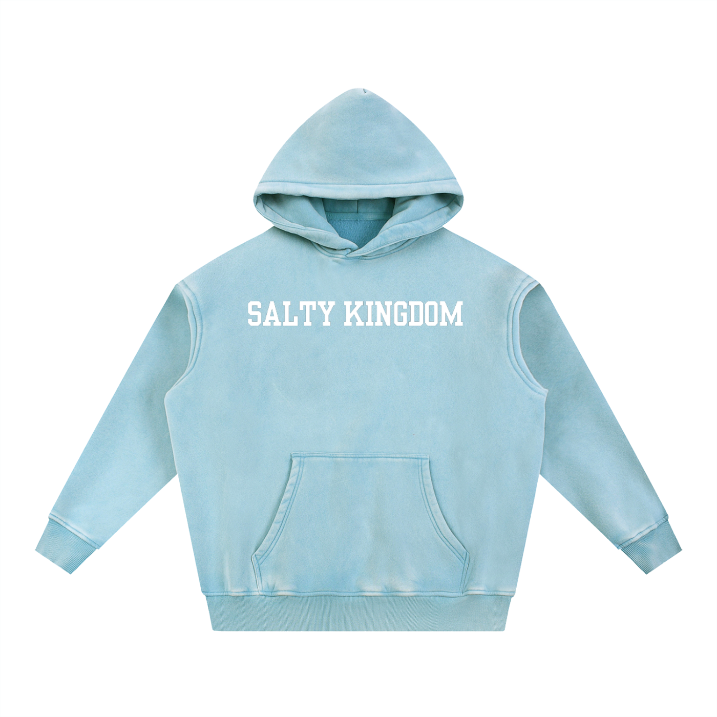 Salty Kingdom Stone-washed Oversize Hoodie
