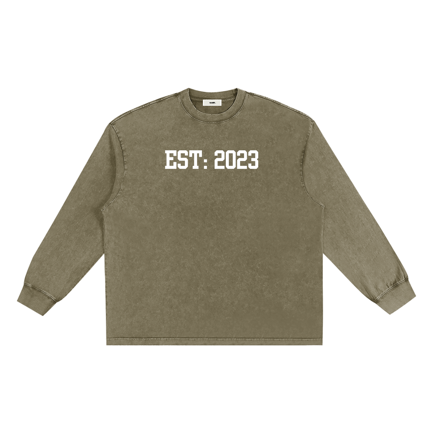 "due date" SK Stone-washed  T-Shirt