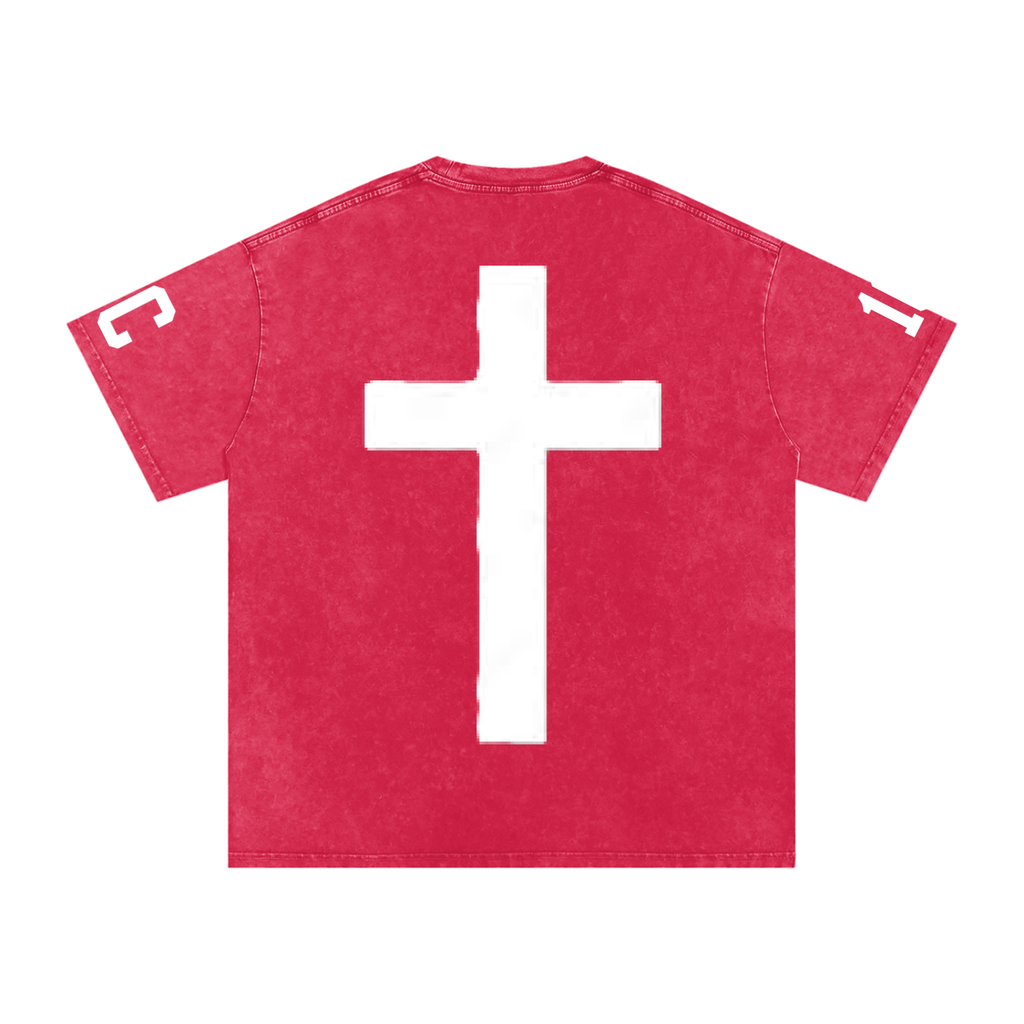 "glory to God" SK Stone-washed  T-Shirt