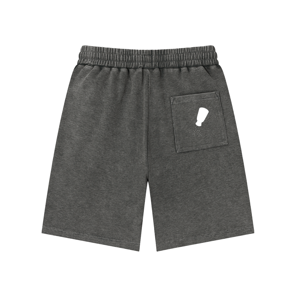 "poetic" SK Stone-wash Shorts