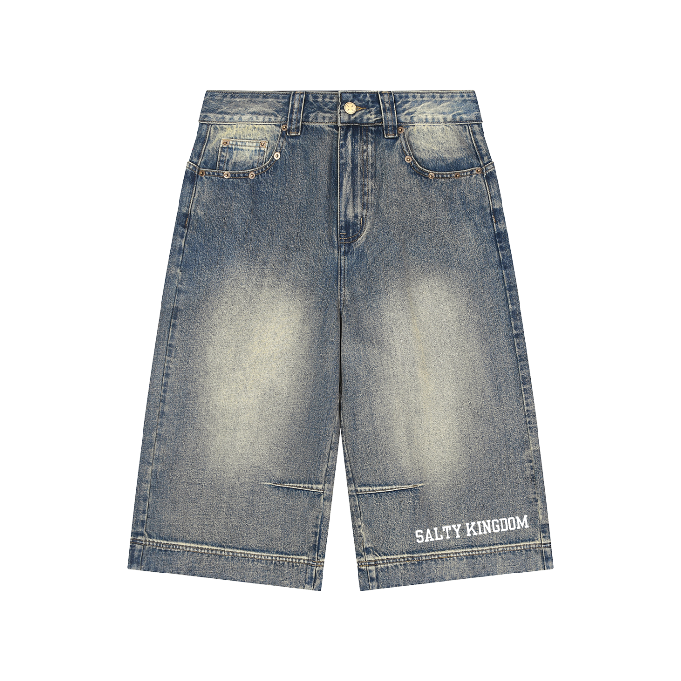 SK Vintage Wash Baggy Denim Jorts