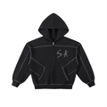 "C.O.G" SK Boxy Zip Hoodie