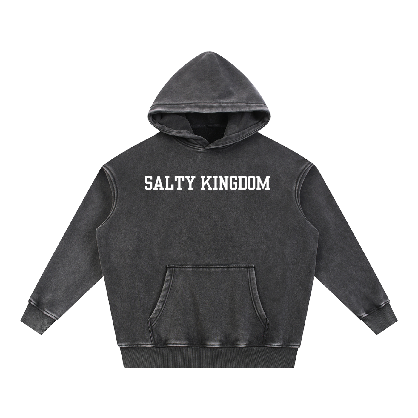 Salty Kingdom Stone-washed Oversize Hoodie