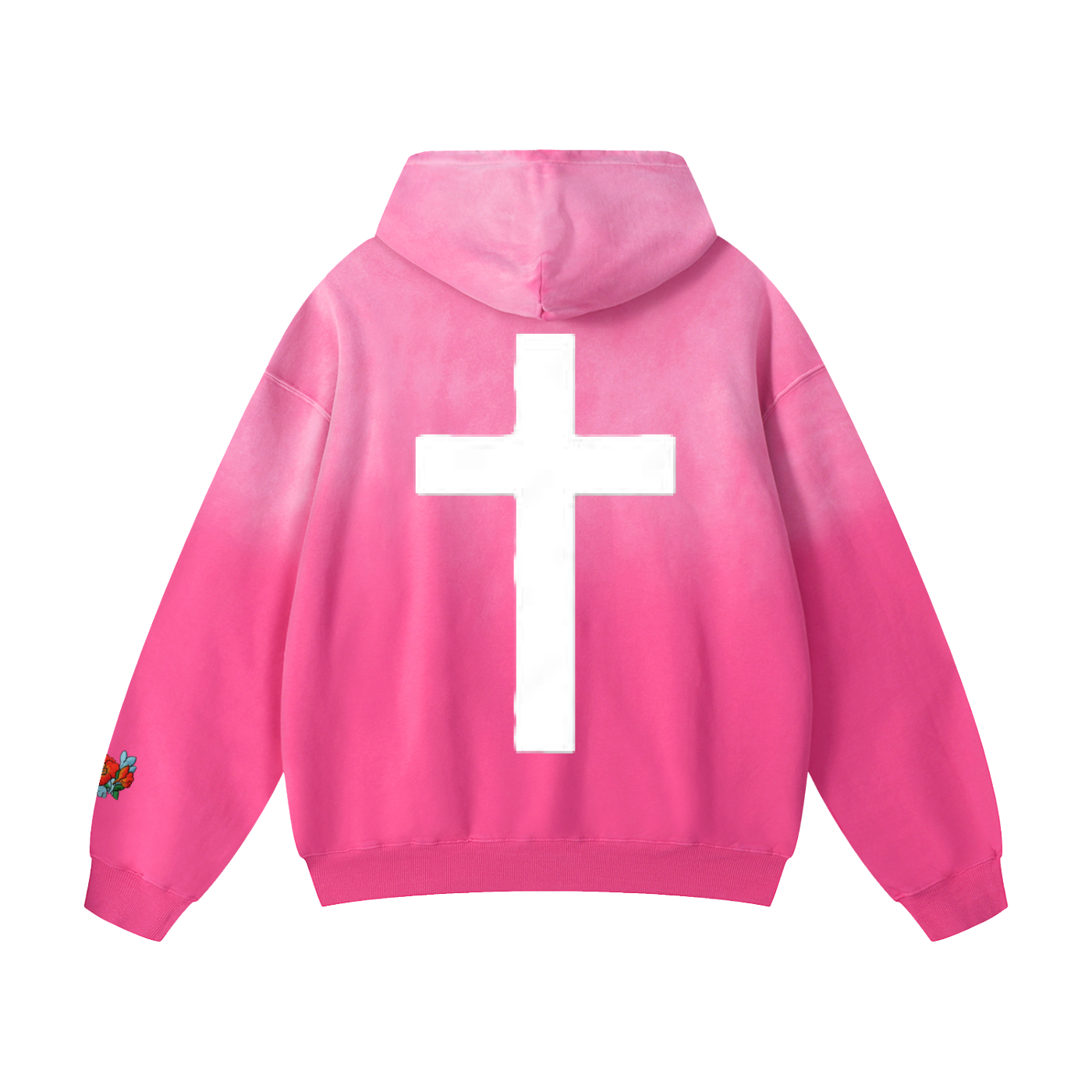 "Poetic" SK Oversized Sun-fade Hoodie