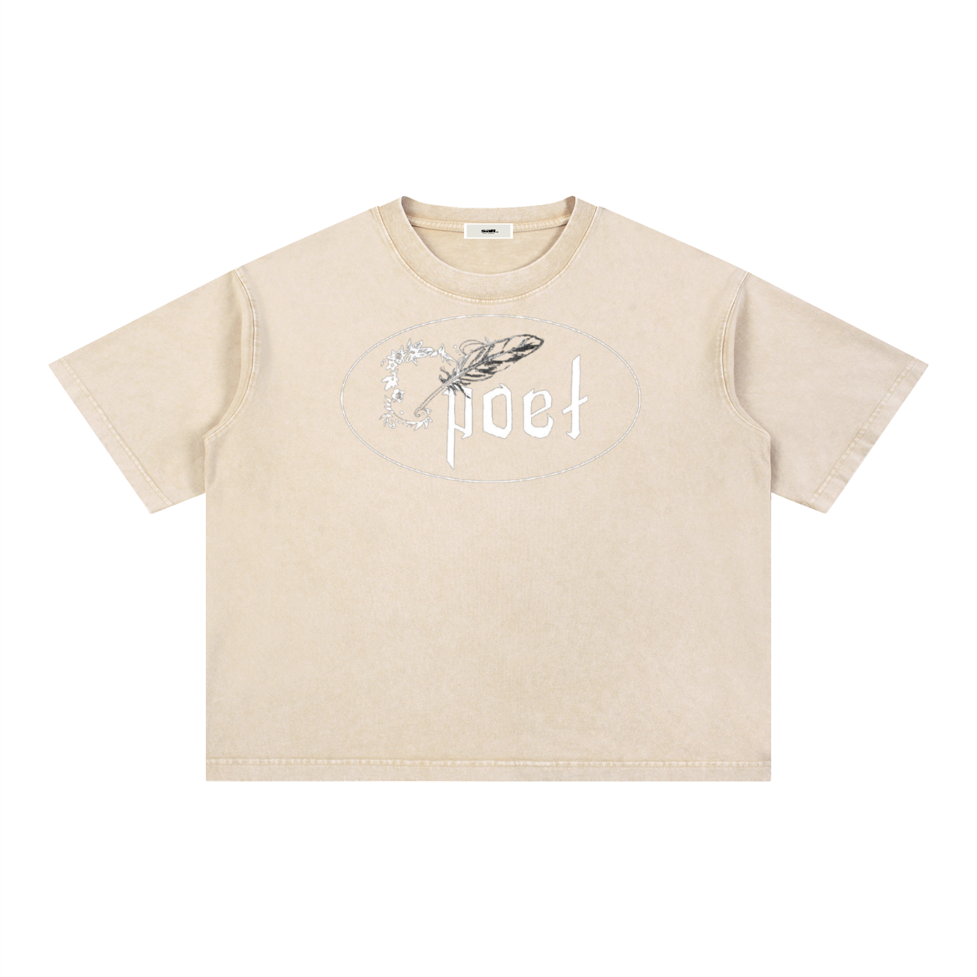 SK Stone-wash Boxy T-Shirt