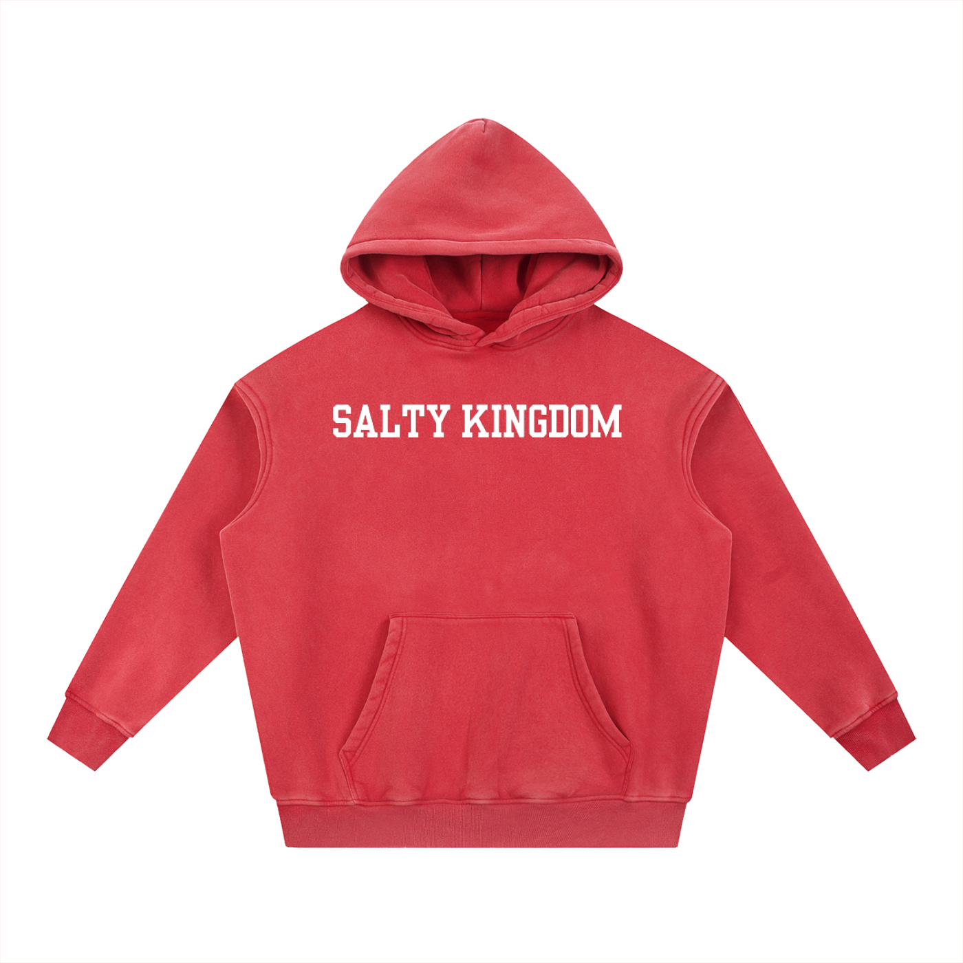 Salty Kingdom Stone-washed Oversize Hoodie