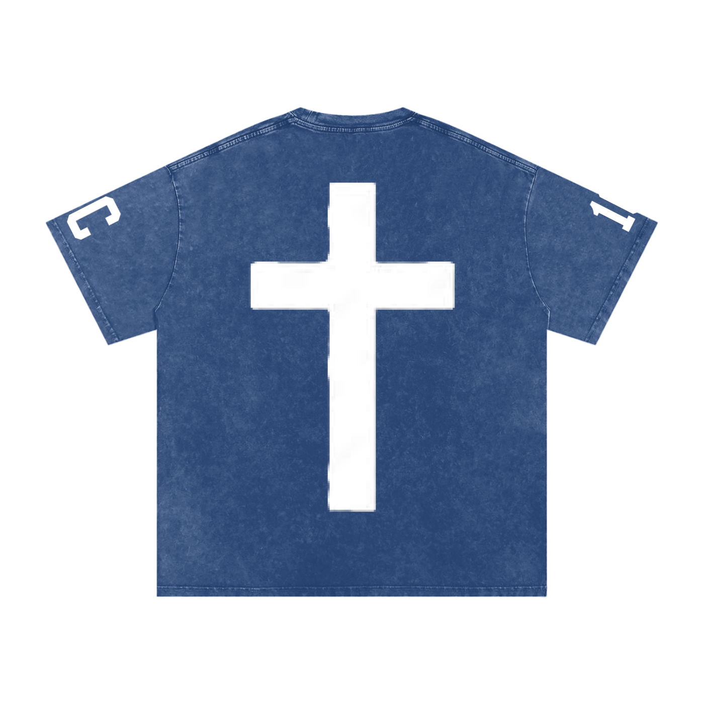 "glory to God" SK Stone-washed  T-Shirt