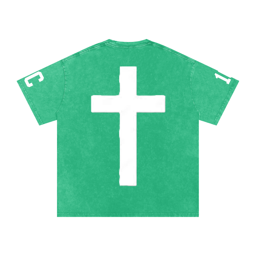 "glory to God" SK Stone-washed  T-Shirt