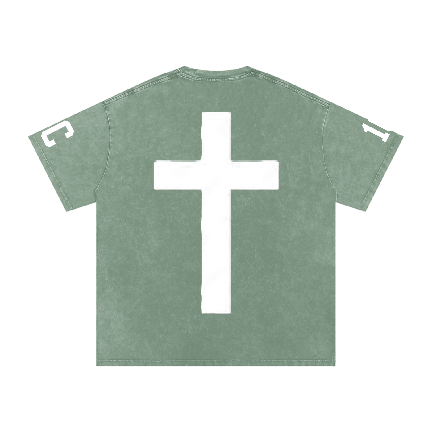 "glory to God" SK Stone-washed  T-Shirt