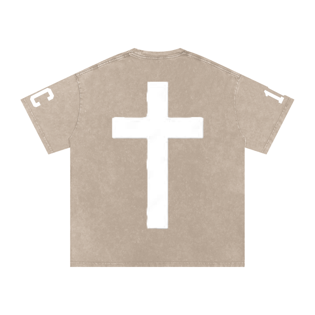 "glory to God" SK Stone-washed  T-Shirt
