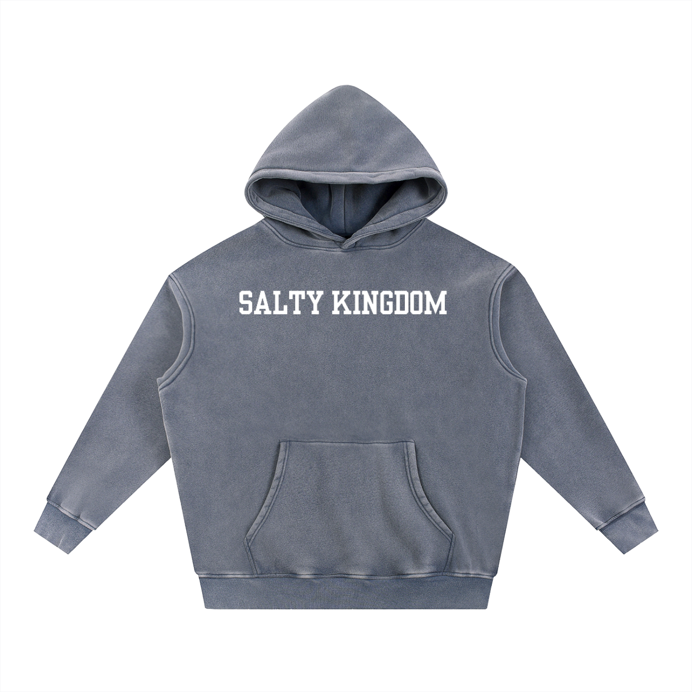 Salty Kingdom Stone-washed Oversize Hoodie
