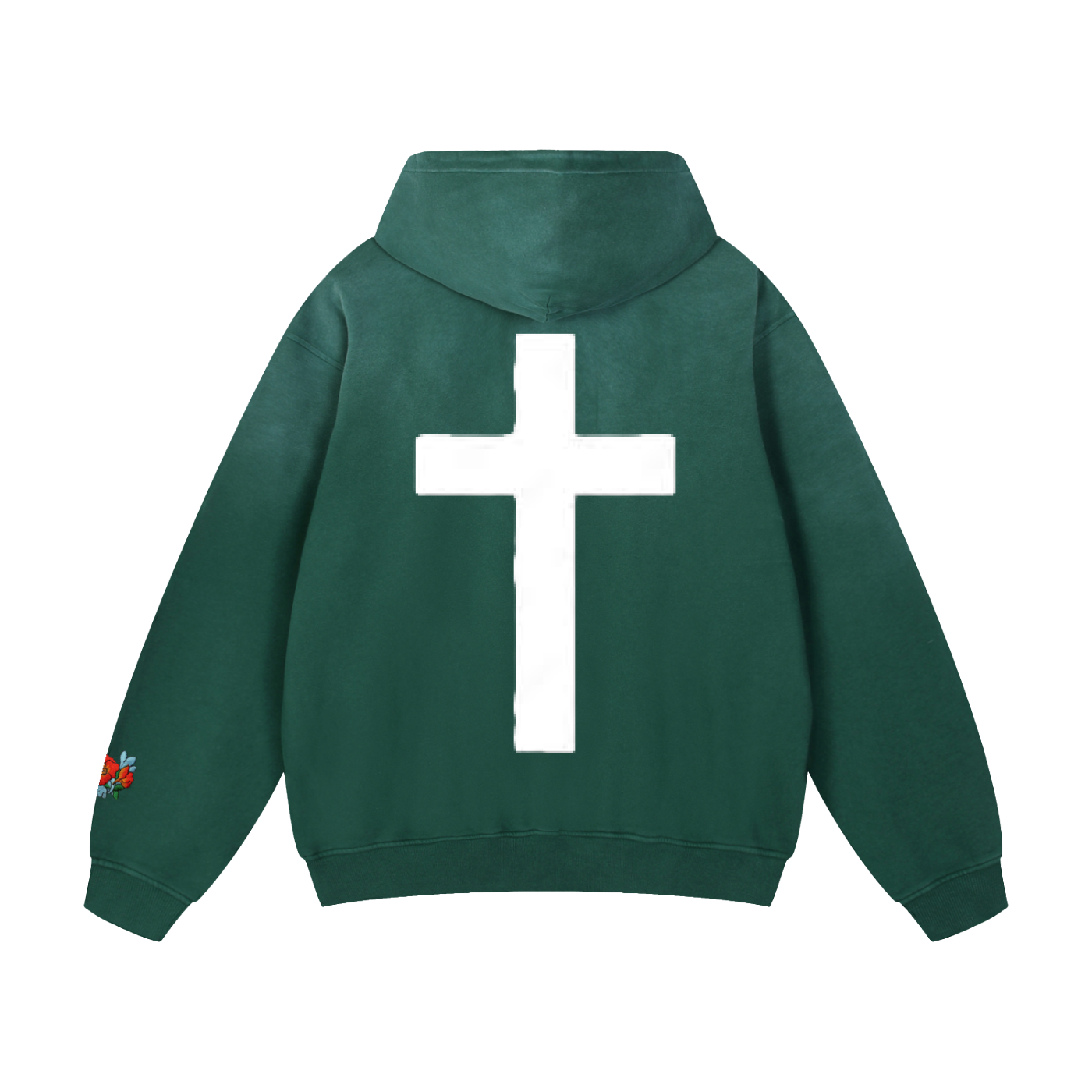 "Poetic" SK Oversized Sun-fade Hoodie