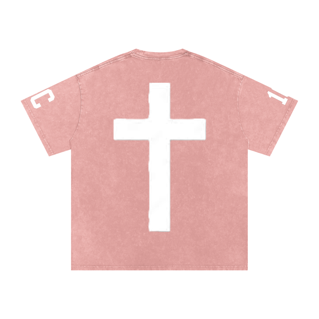 "glory to God" SK Stone-washed  T-Shirt
