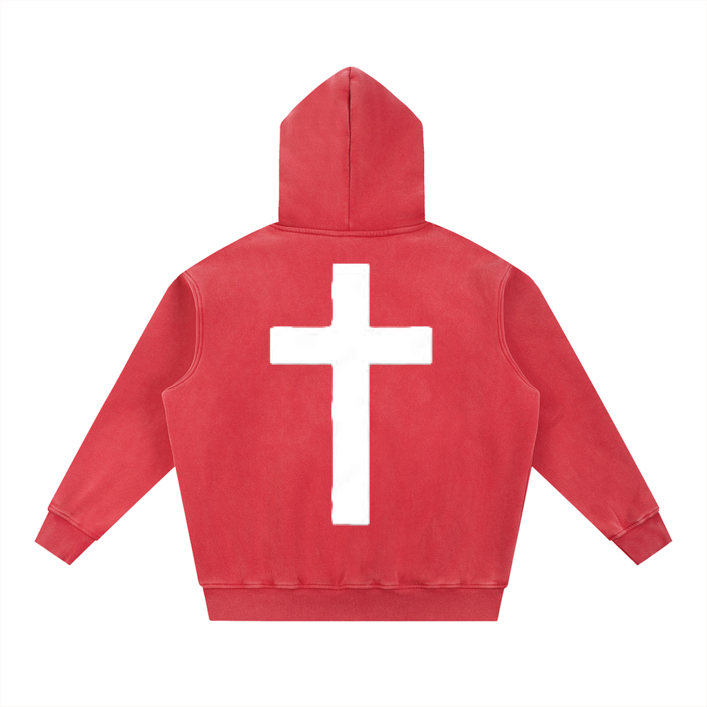 Salty Kingdom Stone-washed Oversize Hoodie