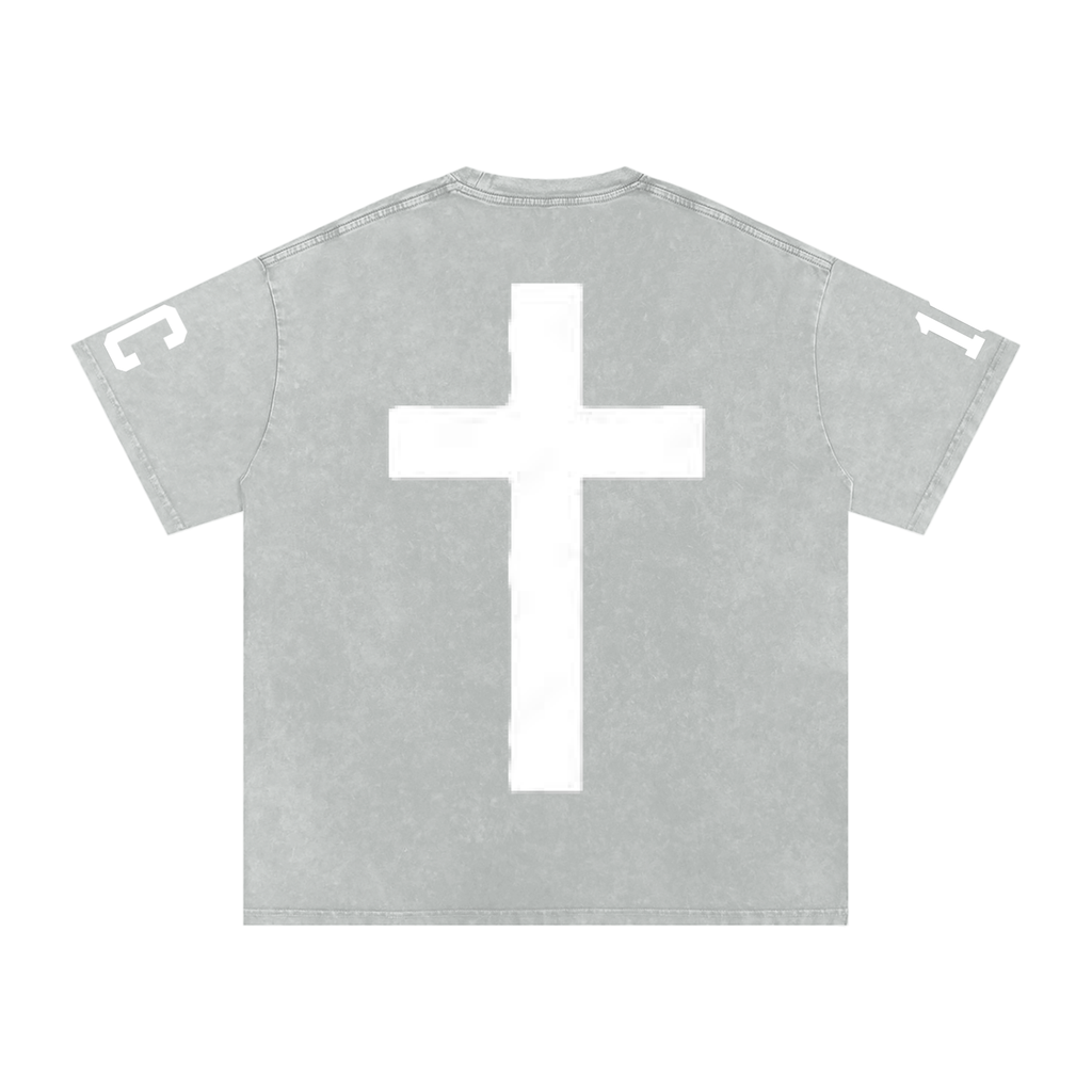 "glory to God" SK Stone-washed  T-Shirt