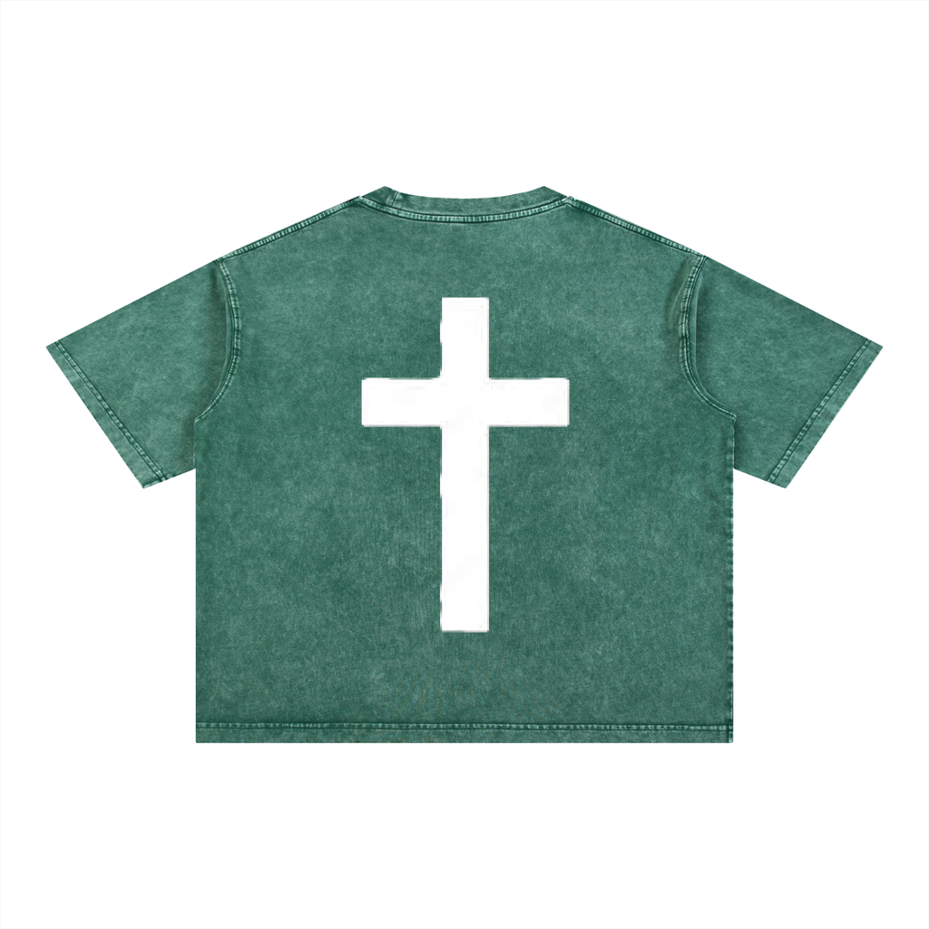 SK Stone-wash Boxy T-Shirt