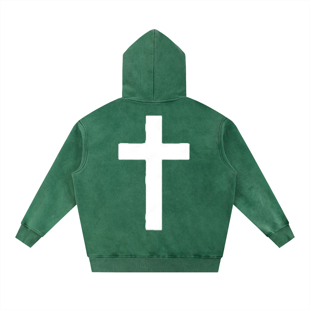 Salty Kingdom Stone-washed Oversize Hoodie