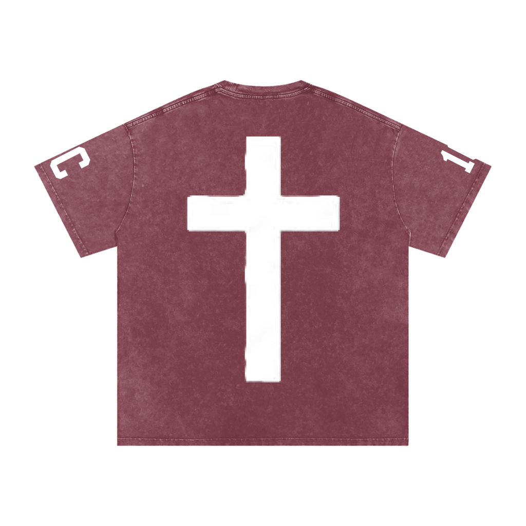 "glory to God" SK Stone-washed  T-Shirt