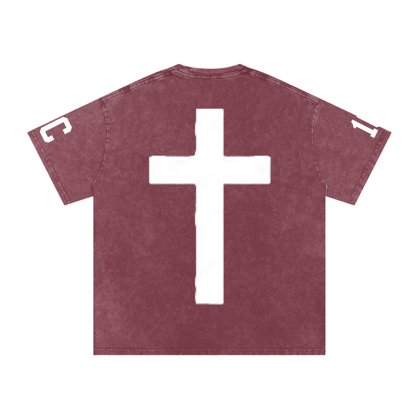 "glory to God" SK Stone-washed  T-Shirt