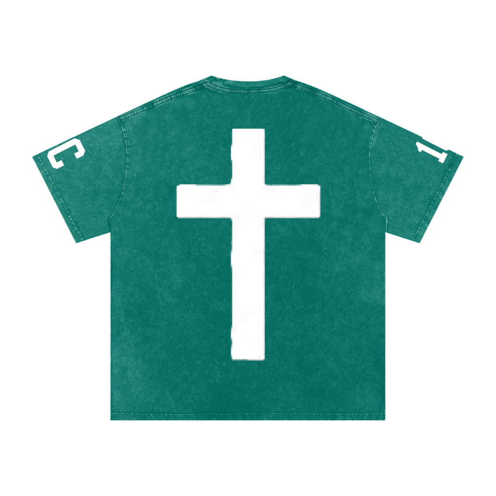 "glory to God" SK Stone-washed  T-Shirt