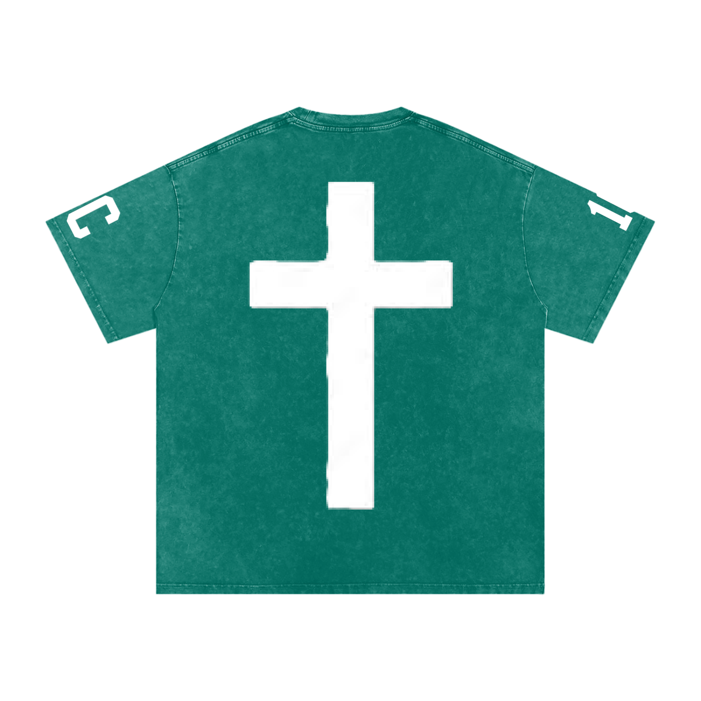 "glory to God" SK Stone-washed  T-Shirt