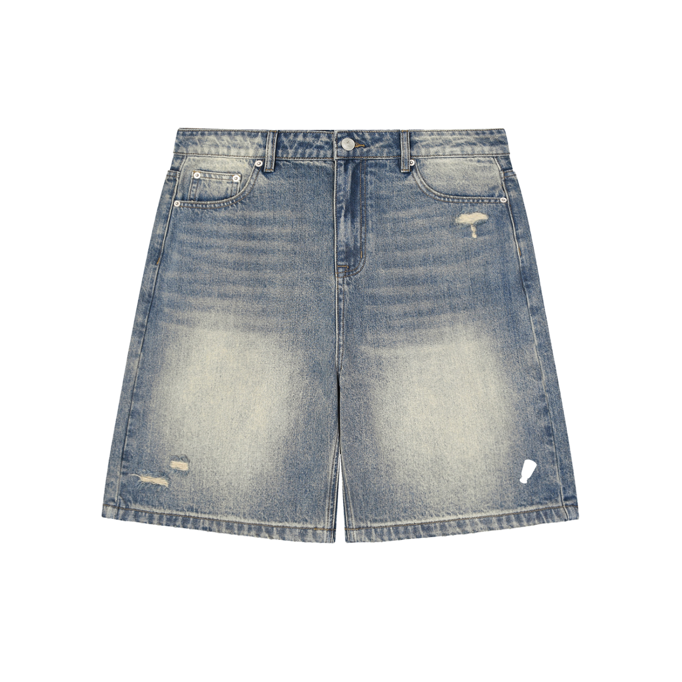 SK Faded Distressed Baggy Denim Jorts