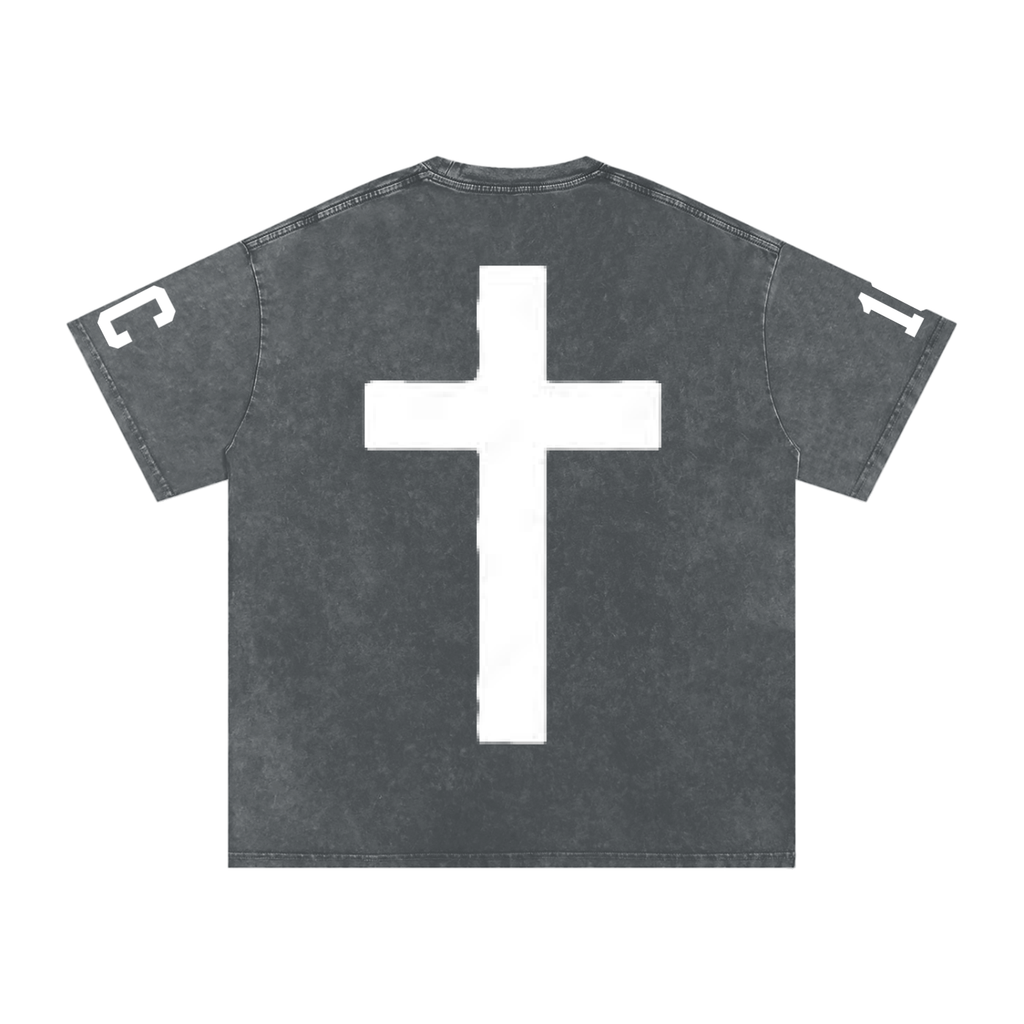 "glory to God" SK Stone-washed  T-Shirt