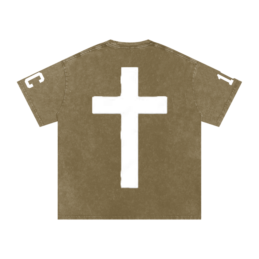 "glory to God" SK Stone-washed  T-Shirt
