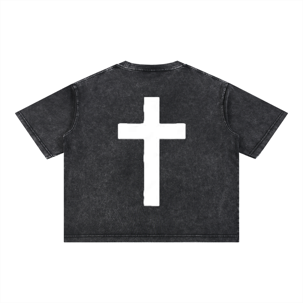 SK Stone-wash Boxy T-Shirt