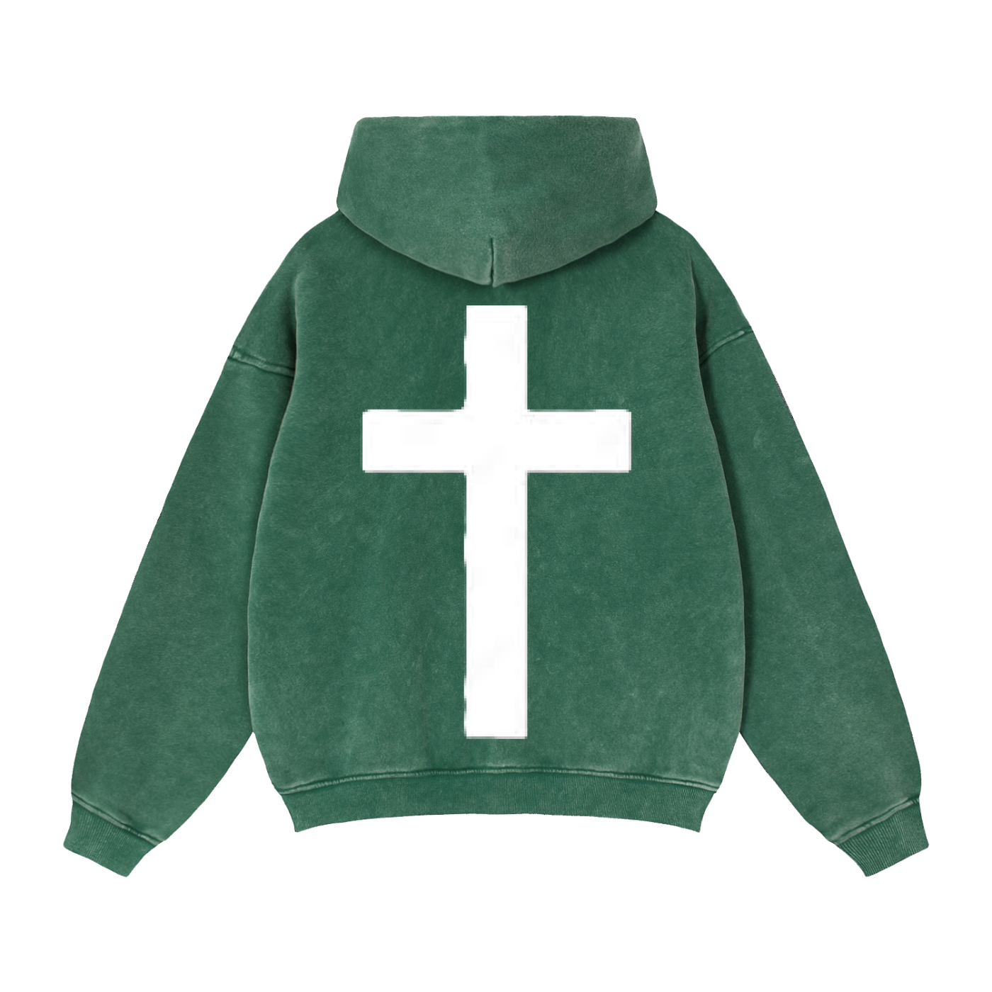 Zip-Through Boxy Fleece Hoodie