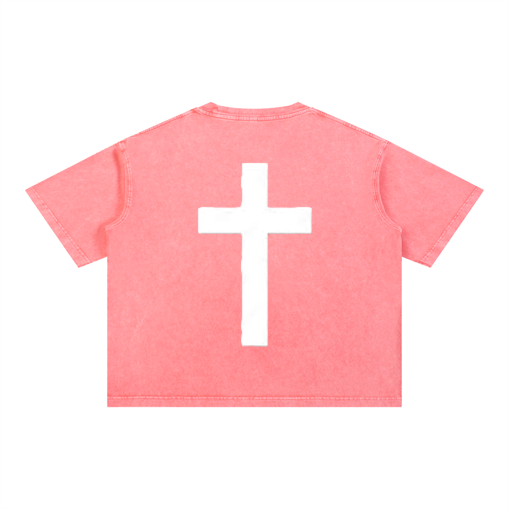 SK Stone-wash Boxy T-Shirt