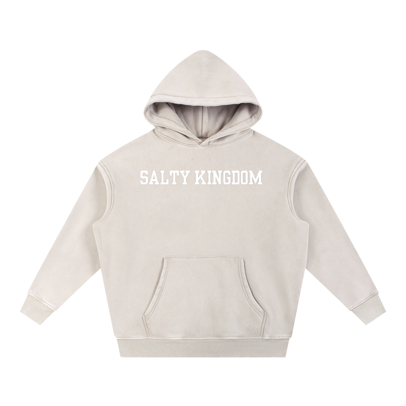 Salty Kingdom Stone-washed Oversize Hoodie